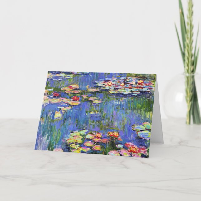 Monet - Water Lilies, 1916, Card (Front)