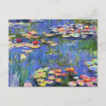 Monet - Water Lilies, 1916, Card<br><div class="desc">Claude Monet's famous painting,  Water Lilies 1916</div>