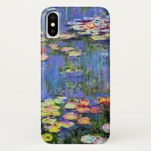 Monet _ Water Lilies 1916 iPhone XS Case