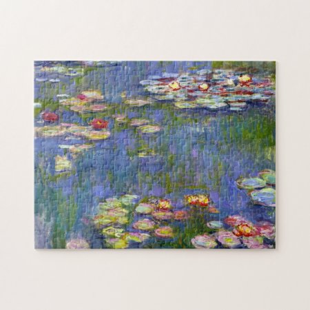 Monet Water Lilies 1916 Jigsaw Puzzle