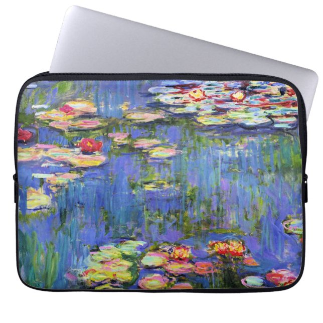 Monet - Water Lilies, 1916, Laptop Sleeve (Front)