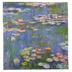 Monet Water Lilies 1916 Napkins
