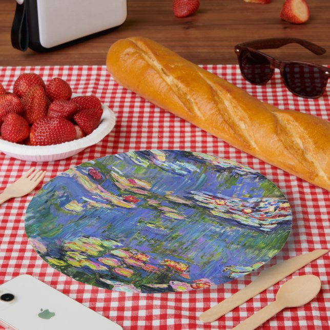 Monet - Water Lilies, 1916, Paper Plates (Picnic)