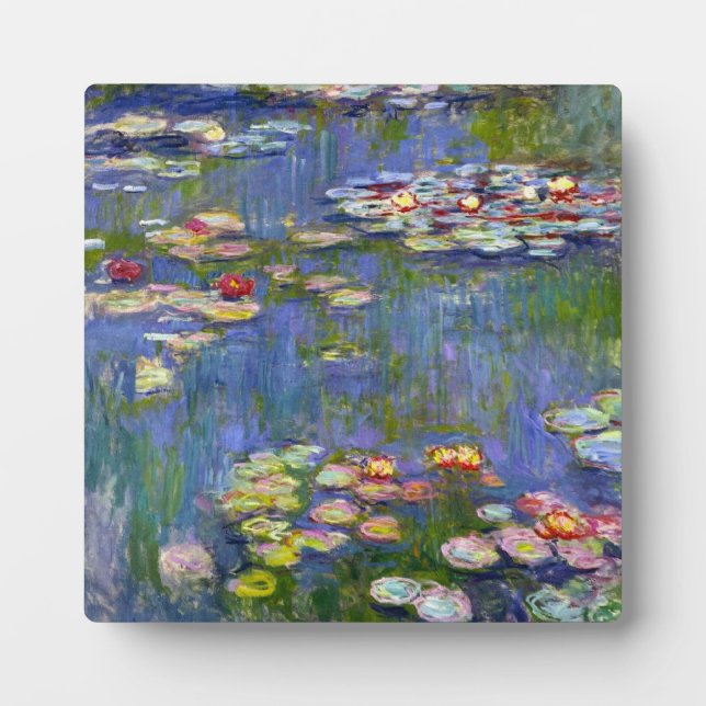 Monet Water Lilies 1916 Plaque (Front)