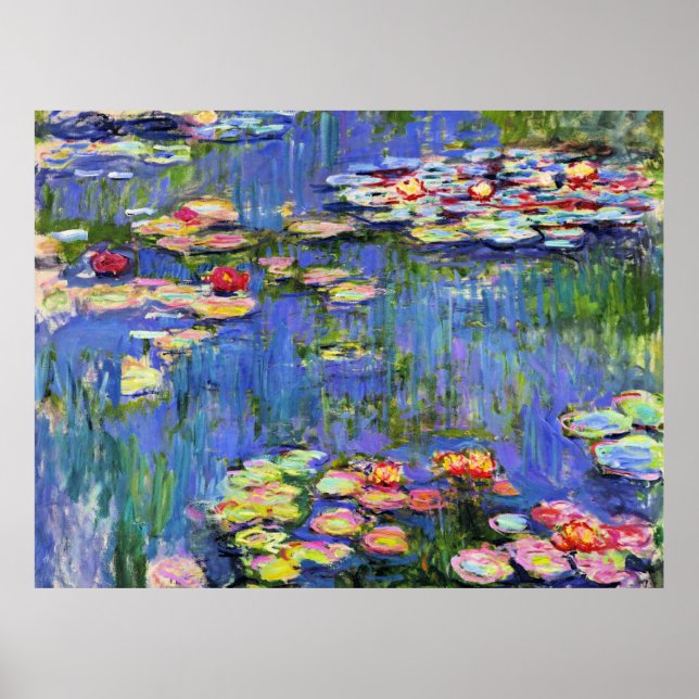 Monet - Water Lilies, 1916, Poster (Front)