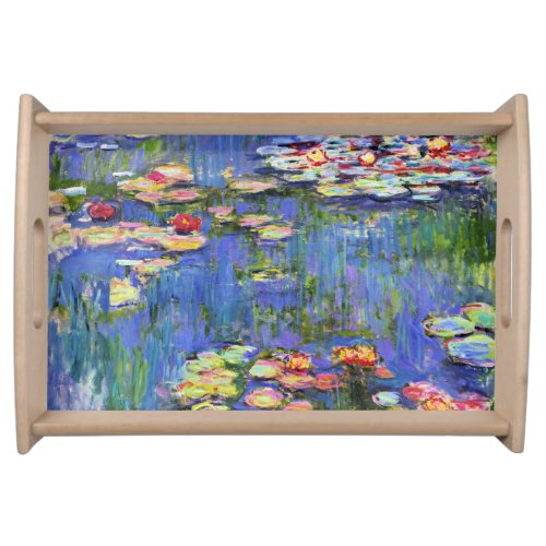 Monet _ Water Lilies 1916  Serving Tray