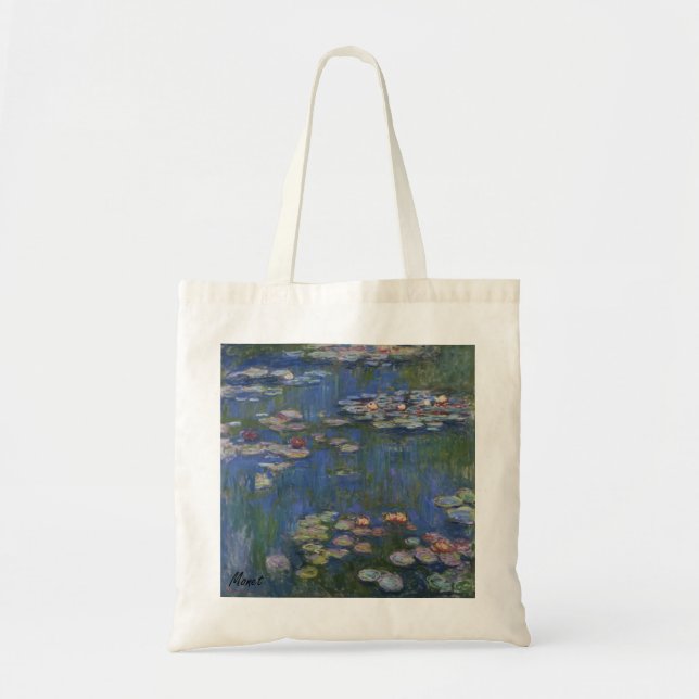 MONET Water Lilies 1916 Tote  Bag (Front)