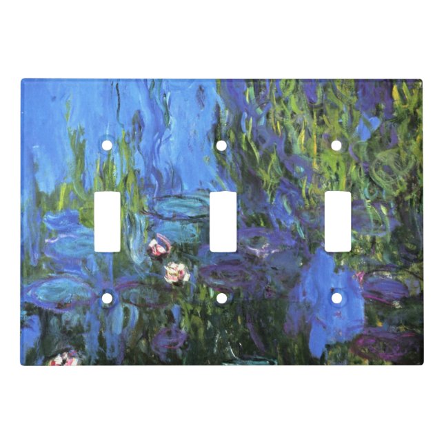 Monet - Water Lilies, 1917 Light Switch Cover (Front)