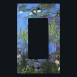 Monet - Water Lilies, 1917 Light Switch Cover<br><div class="desc">Claude Monet painting,  Water Lilies (1917),  single rocker light switch plate.</div>
