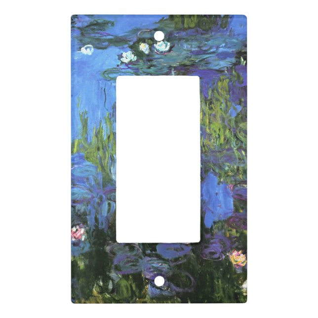 Monet - Water Lilies, 1917 Light Switch Cover (Front)