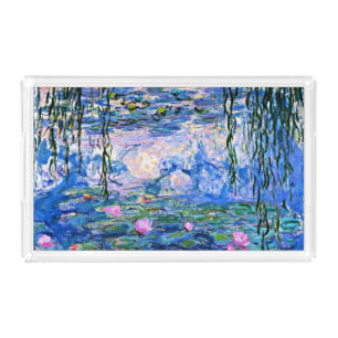 Monet, Water Lilies, 1919, Acrylic Tray