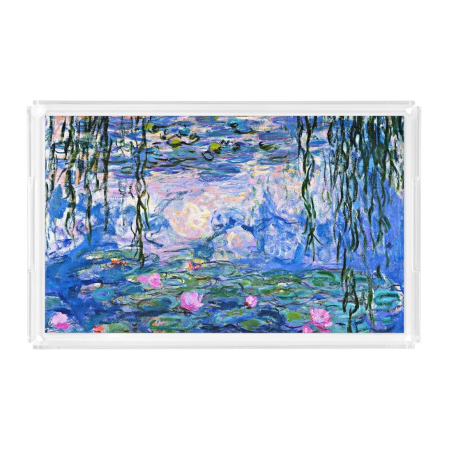 Monet, Water Lilies, 1919, Acrylic Tray (Front)