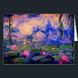 Monet water lilies 1919 art  card<br><div class="desc">Monet
Water lilies
1919
Enhanced!</div>