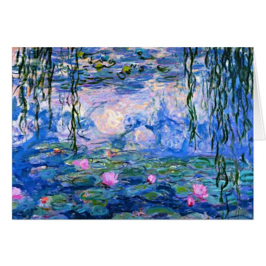 Monet - Water Lilies, 1919 artwork (Front Horizontal)