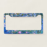 Monet - Water Lilies 1919 artwork License Plate Frame<br><div class="desc">Monet - Water Lilies 1919 artwork iPad 2/3/4 case.</div>