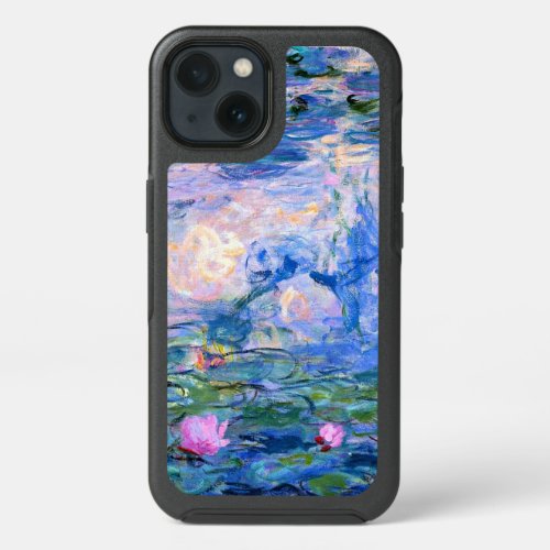 Monet _ Water Lilies 1919 artwork iPhone 13 Case