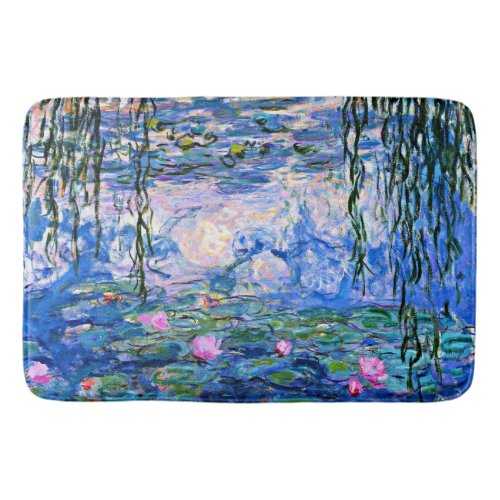 Monet Water Lilies 1919 Bath Mat