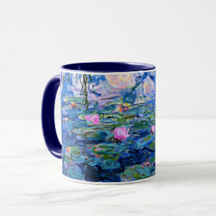 Monet: Water Lilies 1919, famous painting Mug
