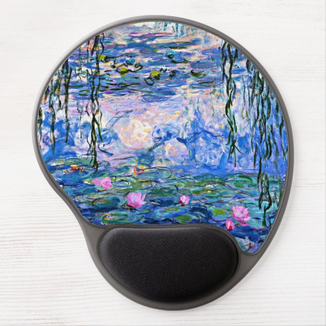 Monet, Water Lilies, 1919, Gel Mouse Pad (Front)