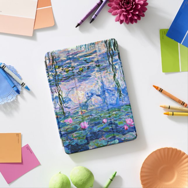 Monet - Water Lilies 1919 iPad Pro Cover (Desk)
