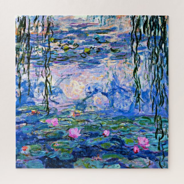 Monet - Water Lilies, 1919, Jigsaw Puzzle (Vertical)