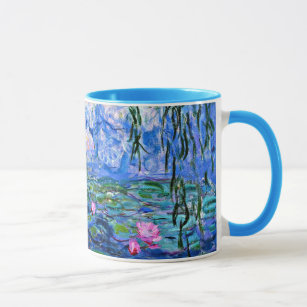 Monet-water Lily Lotus Flower Mug Large Ceramic Bone China