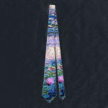 Monet - Water Lilies, 1919, Neck Tie<br><div class="desc">Water Lilies,  1919,  famous painting by Claude Monet</div>