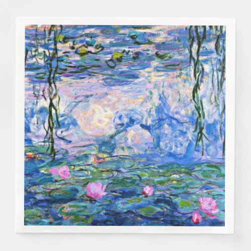 Monet _ Water Lilies 1919 Paper Dinner Napkins