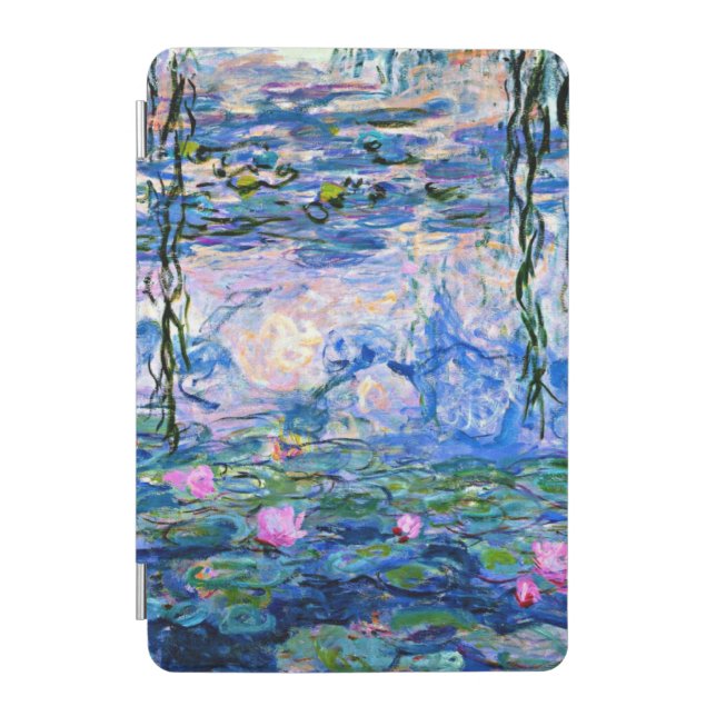 Monet - Water Lilies, 1919, pink, iPad Mini Cover (Front)