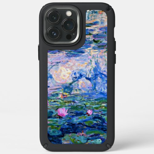 Monet _ Water Lilies 1919 pink Speck iPhone 13 Pro Max Case