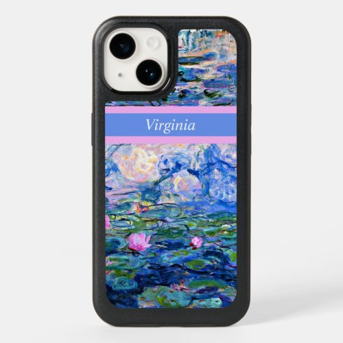 Monet _ Water Lilies 1919 template OtterBox iPhone 14 Case