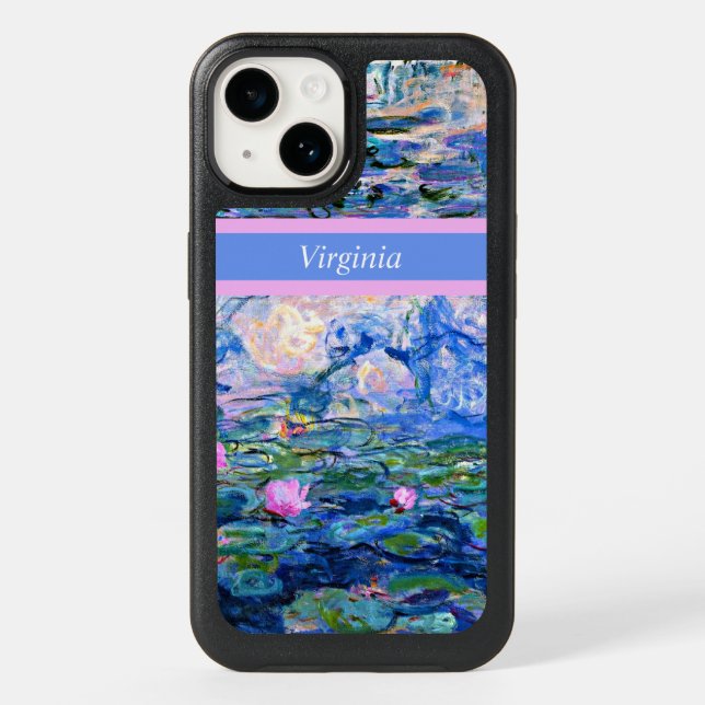 Monet - Water Lilies 1919 template Otterbox iPhone Case (Back)