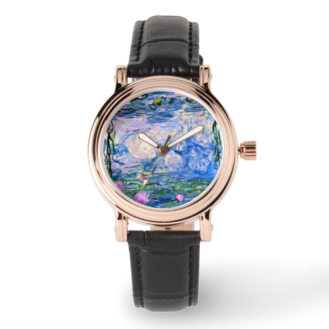 Monet - Water Lilies 1919 Watch (Front)