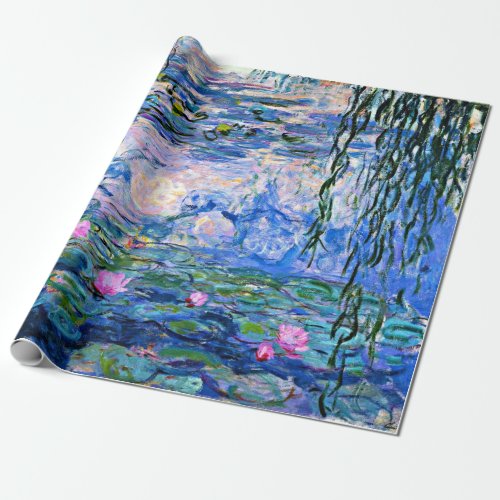 Monet Water Lilies 1919 Wrapping Paper