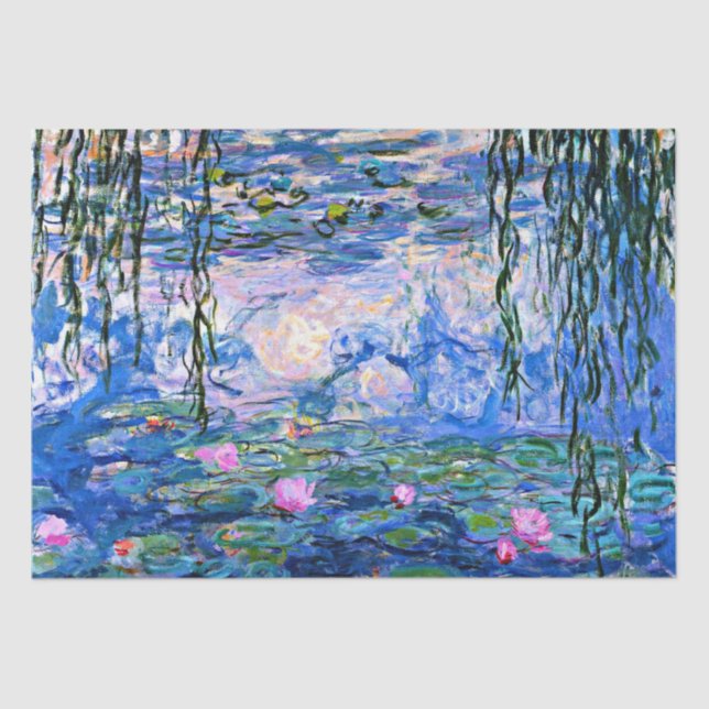 Monet, Water Lilies, 1919, Wrapping Paper (Front)
