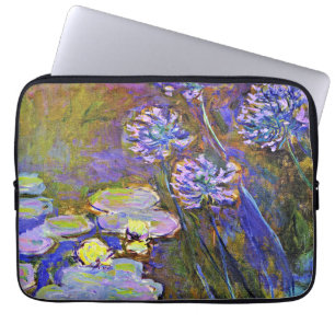 Monet - Water Lilies and Agapanthus Laptop Sleeve