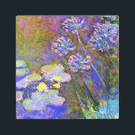 Monet - Water Lilies and Agapanthus Metal Print<br><div class="desc">Claude Monet's famous painting,  Water Lilies and Agapanthus.</div>