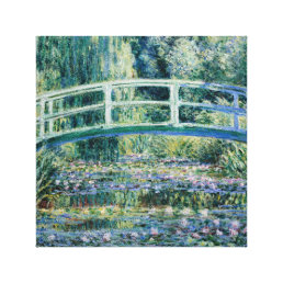 Monet - Water Lilies and Japanese Bridge Canvas Print