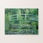 Monet Water Lilies And Japanese Bridge Fine Art Jigsaw Puzzle at Zazzle