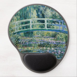 Monet - Water Lilies and Japanese Bridge Gel Mouse Pad