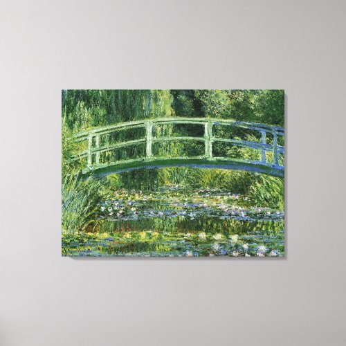 Monet_ Water Lilies and Japenes Bridge Canvas 