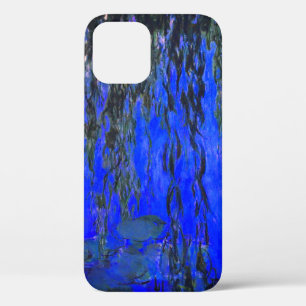Monet Water Lilies and Weeping Willow Branches iPhone 12 Case