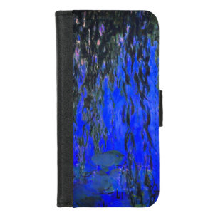 Monet Water Lilies and Weeping Willow Branches iPhone 8/7 Wallet Case
