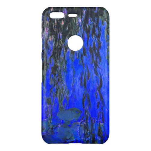 Monet Water Lilies and Weeping Willow Branches Uncommon Google Pixel Case