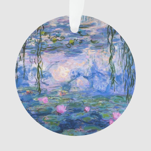 Monet - Water Lilies artwork, 1919 Ornament (Front)