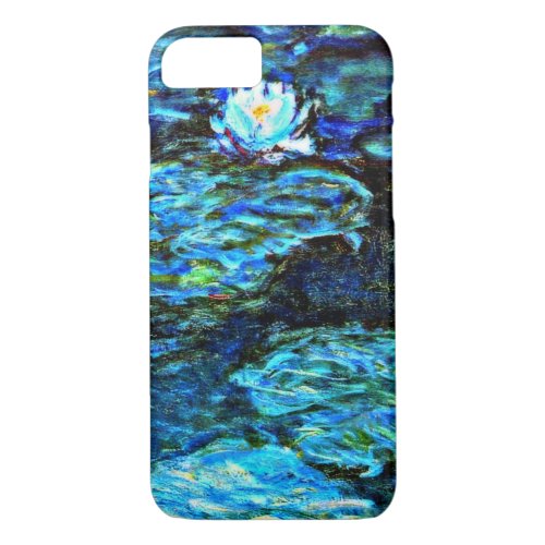 Monet _ Water Lilies Blue iPhone 87 Case