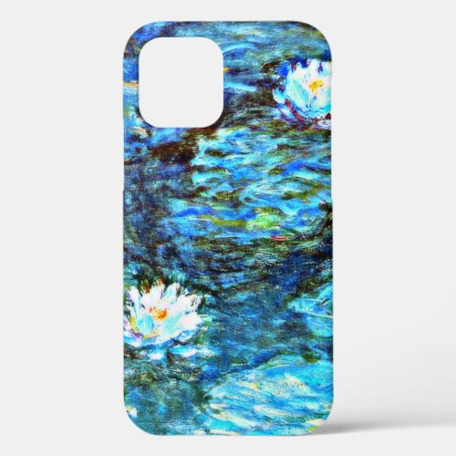 Monet _ Water Lilies blue iPhone 12 Pro Case