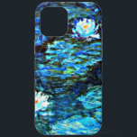 Monet - Water Lilies, Blue, iPhone 12 Pro Max Case<br><div class="desc">Water Lilies (blue),  famous painting by French artist Claude Monet</div>