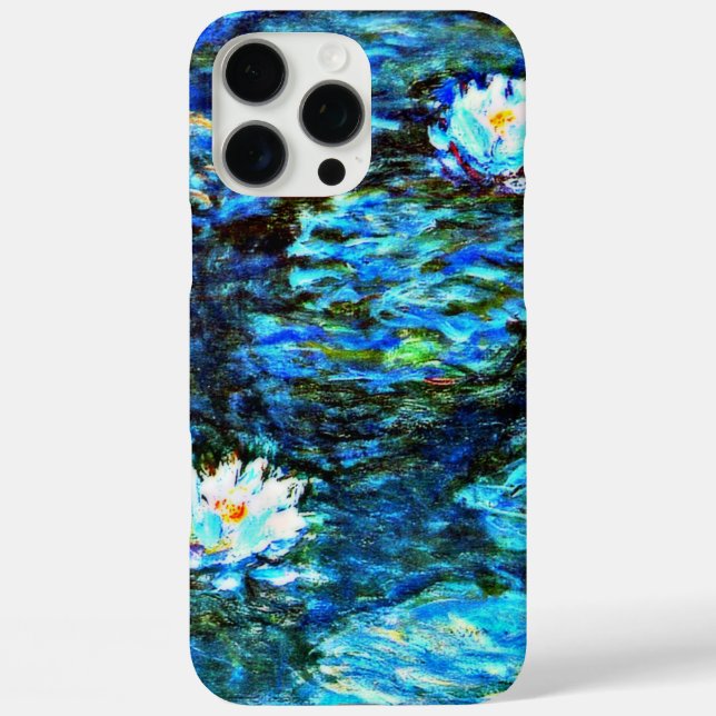 Monet - Water Lilies (blue) Case-Mate iPhone Case (Back)