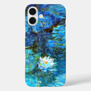 Monet - Water Lilies (blue) iPhone 16 Plus Case